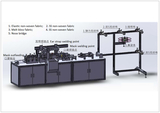 Elastic flat mask making machine