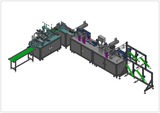 KF94 1+1 fish mask making machine