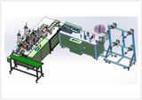 1+1 Double-station Flat Mask Making Machine